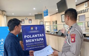 Polantas Menyapa di Samsat Sudiang, Hadirkan Pelayanan Yang Humanis dan Responsif