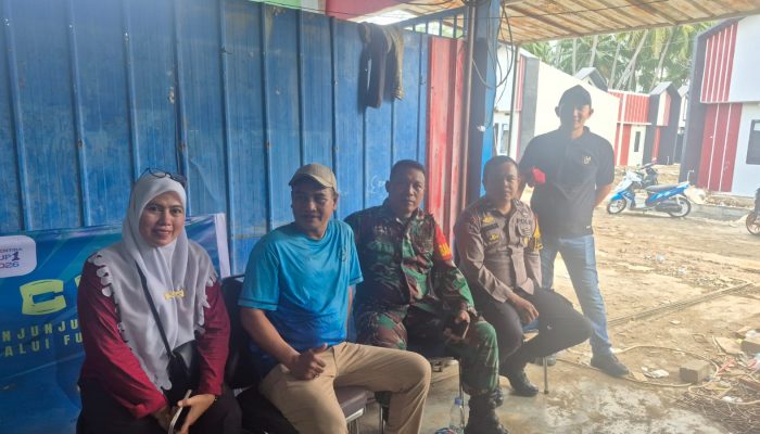 Bhabinkamtibmas dan Babinsa Kunjungi Warga, Ajak Jaga Kondusivitas Wilayah