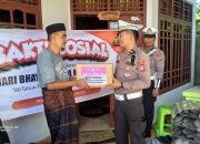 Peringati HUT Bhayangkara ke-80, Satlantas Polres Bone Gelar Baksos