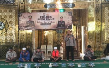 Peringati Tahun Baru Islam 1 Muharram 1448 H, Polres Luwu Timur Tingkatkan Iman dan Kinerja Personel