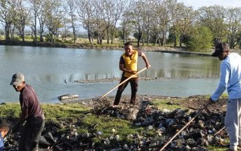 Sambut HUT Bhayangkara Ke-80, Polsek dan Instansi Pemerintahan Arungkeke Gelar Aksi Bersih-bersih Pantai
