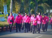 Semarak HUT Bhayangkara ke-80, Polres Luwu Satukan Semangat Pengabdian Lewat Jalan Sehat dan Senam Bersama