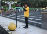 80 Tahun Mengabdi, Polri untuk Masyarakat: Polres Soppeng Gelar Olahraga Bersama dan Car Free Day Pererat Kebersamaan
