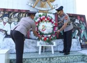 Kapolres Bulukumba Pimpin Upacara Ziarah dan Tabur Bunga di TMP Taccorong.