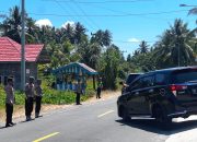 Personel Polres Majene dan Polsek Malunda Siaga Amankan Pembukaan Diktukba Polri 2026 di SPN Polda Sulbar