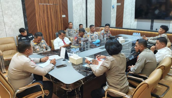 PJU Polresta Gowa Matangkan Persiapan Penyambutan Kapolresta Definitif