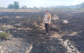 Cegah Kebakaran Lahan Saat Musim Kemarau, Polres Maros Ajak Masyarakat Tingkatkan Kewaspadaan