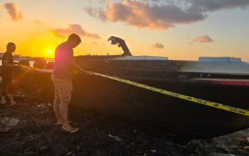 Speedboat KM Paus Ramabosa Terbakar di Benteng, Polres Selayar Selidiki Penyebab Kebakaran