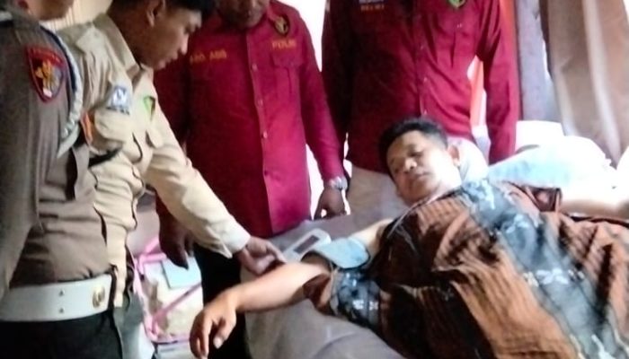Sidokkes Polres Barru Laksanakan Home Visit, Pastikan Kondisi Personel Pascabedah Fraktur Femur Terus Membaik