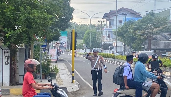 Commander Wish Pagi Satlantas Polres Bone Pelayanan Maksimal Jaga Kamseltibcar Lantas
