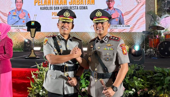 Serah Terima Jabatan Kapolres Maros, Tongkat Estafet Kepemimpinan Resmi Beralih