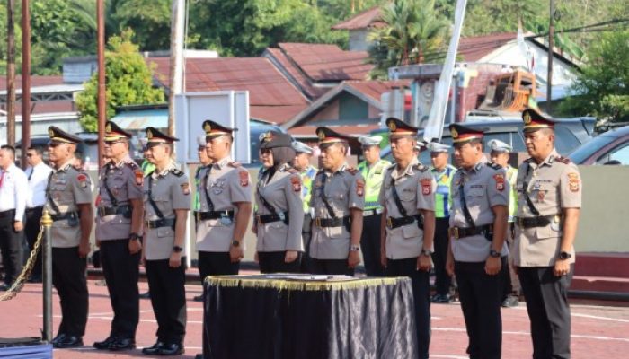 Kapolres Luwu Utara Pimpin Sertijab, Kasat Lantas Polres Luwu Utara Resmi Berganti