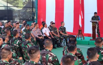 KAPOLRES BONE HADIRI PEMBUKAAN LATIHAN POSKO I PENANGGULANGAN BENCANA “PERISAI PETIR-26”