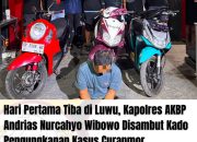 Hari Pertama Tiba di Luwu, Kapolres AKBP Andrias Nurcahyo Wibowo Disambut Kado Pengungkapan Kasus Curanmor