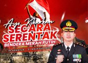 Polres Luwu Ajak Masyarakat Kibarkan Bendera Merah Putih Serentak Selama Bulan Kemerdekaan