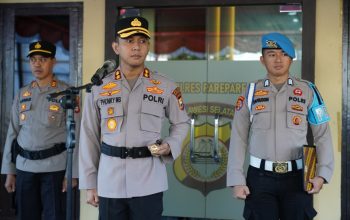Kapolres Parepare  Pimpin Apel Perdana, Akbp Phunki : Jaga Marwa Polri