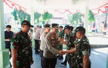 Pererat Sinergitas TNI-Polri, Kapolresta Gowa Jalin Silaturahmi Perdana ke Kodim 1409/Gowa