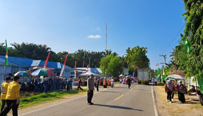 Polsubsektor Tubo Sendana Amankan Pembukaan Porseni HUT ke-81 RI, Semangat Persatuan Warnai Perayaan Kemerdekaan