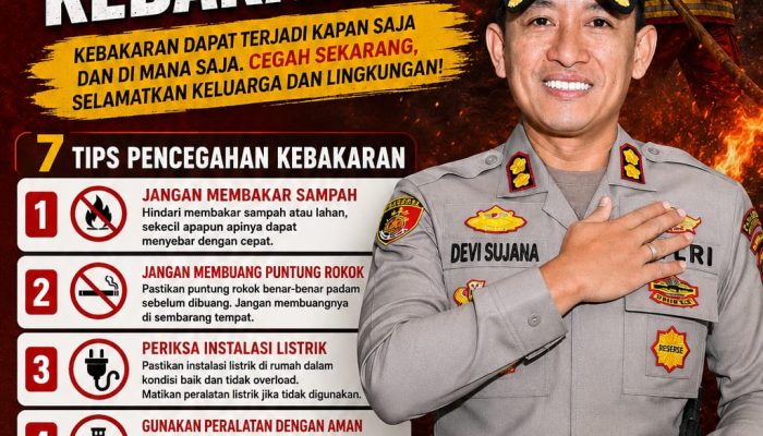 Marak Terjadi Kebakaran di Awal Agustus, Polres Maros Keluarkan Imbauan kepada Masyarakat