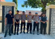 Pastikan Ibadah Minggu Aman dan Nyaman, Polres Majene Hadir di Sejumlah Gereja