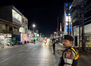 Cegah Kiminalitas Jalanan dan Premanisme, Patroli Malam Samapta Polres Majene Sisir Ruas Jalan