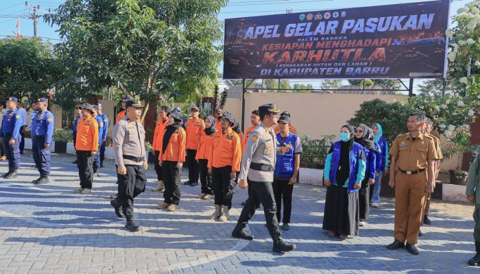 AKBP Ananda Fauzi Pimpin Apel Kesiapan Karhutlah