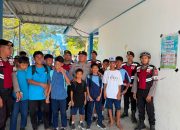 Patroli Bersepeda, Personel Polres Majene Sambangi Sekolah dan Edukasi Pelajar Tertib Berlalu Lintas