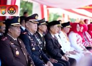 Kapolres Pinrang Hadiri Upacara Detik-Detik Proklamasi Kemerdekaan RI Ke-81 Tingkat Kabupaten Pinrang