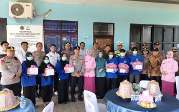 Pastikan Sesuai SOP, Kapolresta Gowa Cek Kesiapan SPPG di Bajeng Barat