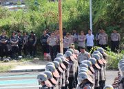 AKBP Luckyto Pantau Latihan Dalmas Personel Polres Bulukumba