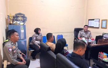 Gelar Rakor, Satlantas Polres Majene dan Stakeholder Bersinergi Wujudkan Kampung Lalu Lintas