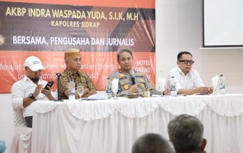 Kapolres Sidrap Sinergi dengan Pengusaha dan Jurnalis, Perkuat Kamtibmas untuk Sidrap Maju