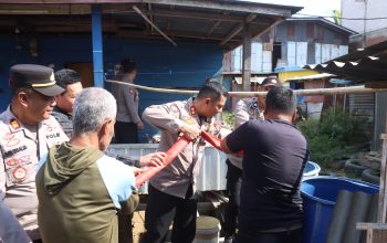 Kapolres Wajo Salurkan 6.000 Liter Air Bersih untuk Warga di Tengah Musim Kemarau