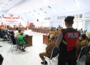 Polres Majene Kerahkan Puluhan Personel Kawal Penyampaian Aspirasi LP-HAM Sulbar di Kantor DPRD Majene
