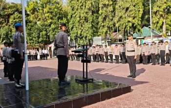 Apel Perdana, Kapolres Enrekang Pimpin Apel Gelar Pasukan Kesiapsiagaan Tahun 2026