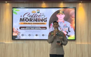 Melalui Coffe Morning KapolresEnrekang Perkuat Komunikasi dan Evaluasi Internal