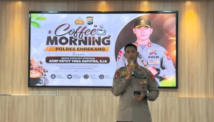 Melalui Coffe Morning KapolresEnrekang Perkuat Komunikasi dan Evaluasi Internal