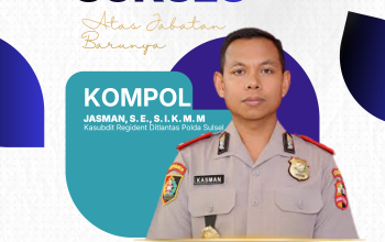 Kasubdit Regident Ditlantas Polda Sulsel Berganti, Kompol Kasman Resmi Gantikan Kompol Alfan Armin