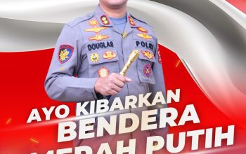 Polres Wajo Ajak Masyarakat Kibarkan Bendera Merah Putih Selama Bulan Agustus 2026