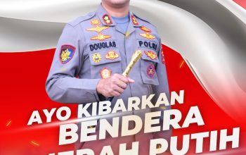 Polres Wajo Ajak Masyarakat Kibarkan Bendera Merah Putih Selama Bulan Agustus 2026