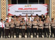 Kapolres Bone Lantik Iptu Syamsul Bahri sebagai Kapolsek Ulaweng