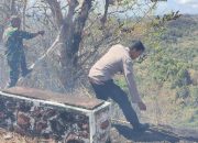 Kebakaran Lahan di Tana Tappu Selayar Berhasil Dipadamkan, Kapolres Imbau Warga Waspada dan Tegas terhadap Pembakaran