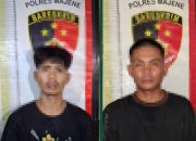 Tim URC Passaka Polres Majene Tangkap Dua Terduga Pelaku Pencurian, Uang Rp12,6 Juta Diamankan