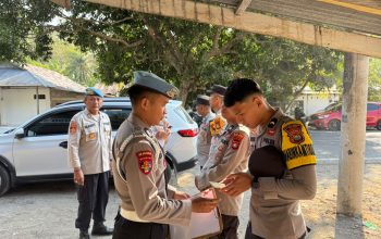 Propam Polres Majene Perketat Disiplin Personel Lewat Gaktiblin di Polsubsektor Tubo Sendana