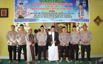 Hadiri Peringatan Maulid Nabi, Kapolres Parepare Tekankan Pentingnya Meneladani Sifat Rasulullah dalam Tugas