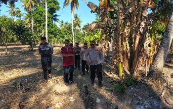 Kapolres Soppeng Cek Lokasi Kebakaran Paomallimpoe, Ingatkan Warga Waspadai Api di Musim Kemarau