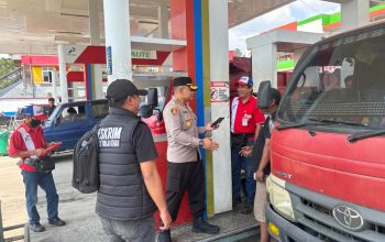 Kapolres Toraja Utara Tinjau Langsung SPBU, Pastikan Distribuasi BBM Bersubsidi Berjalan Sesuai Ketentuan