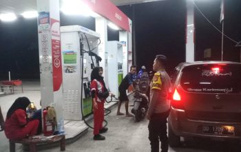 Patroli Malam Antisipasi Gangguan Kamtibmas, Polsek Banggae Sisir Sejumlah Lokasi Rawan