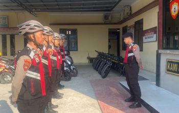 Patroli Bersepeda, Cara Polres Majene Jaga Kamtibmas Sekaligus Dekat dengan Warga