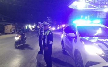 Cegah Balap Liar dan Knalpot Brong, Sat Lantas Polres Jeneponto Gencarkan Patroli Blue Light Malam
